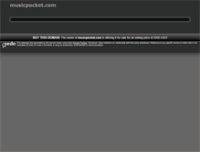 Tablet Screenshot of musicpocket.com